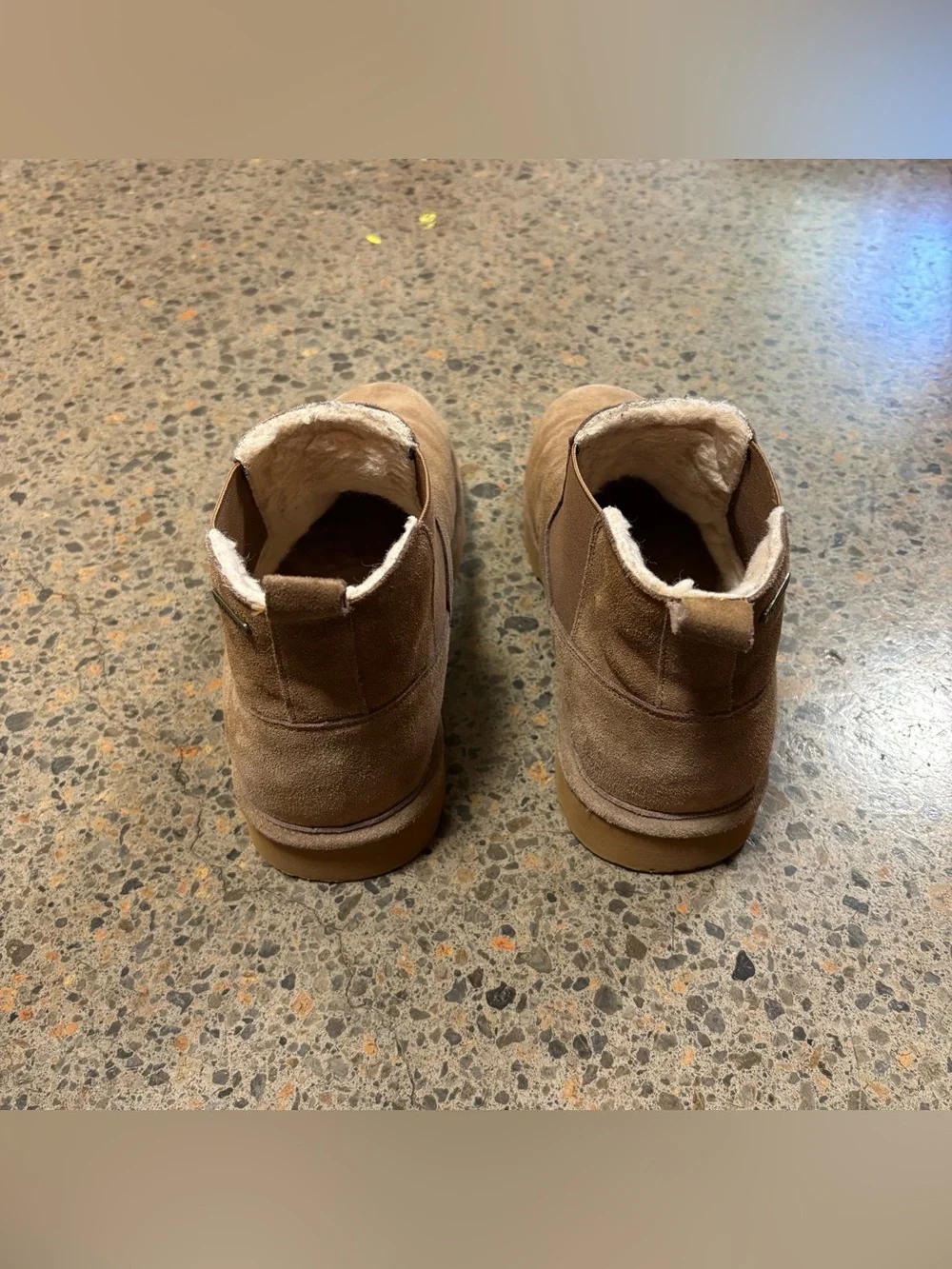 BearPaw Marcus Slip On Boots (Mens 10) Winter, Fall, Ugg, Tan, Khaki, Brown
